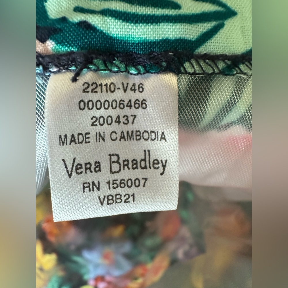 Vera Bradley Ditty Drawstring Backpack Floral Des… - image 5